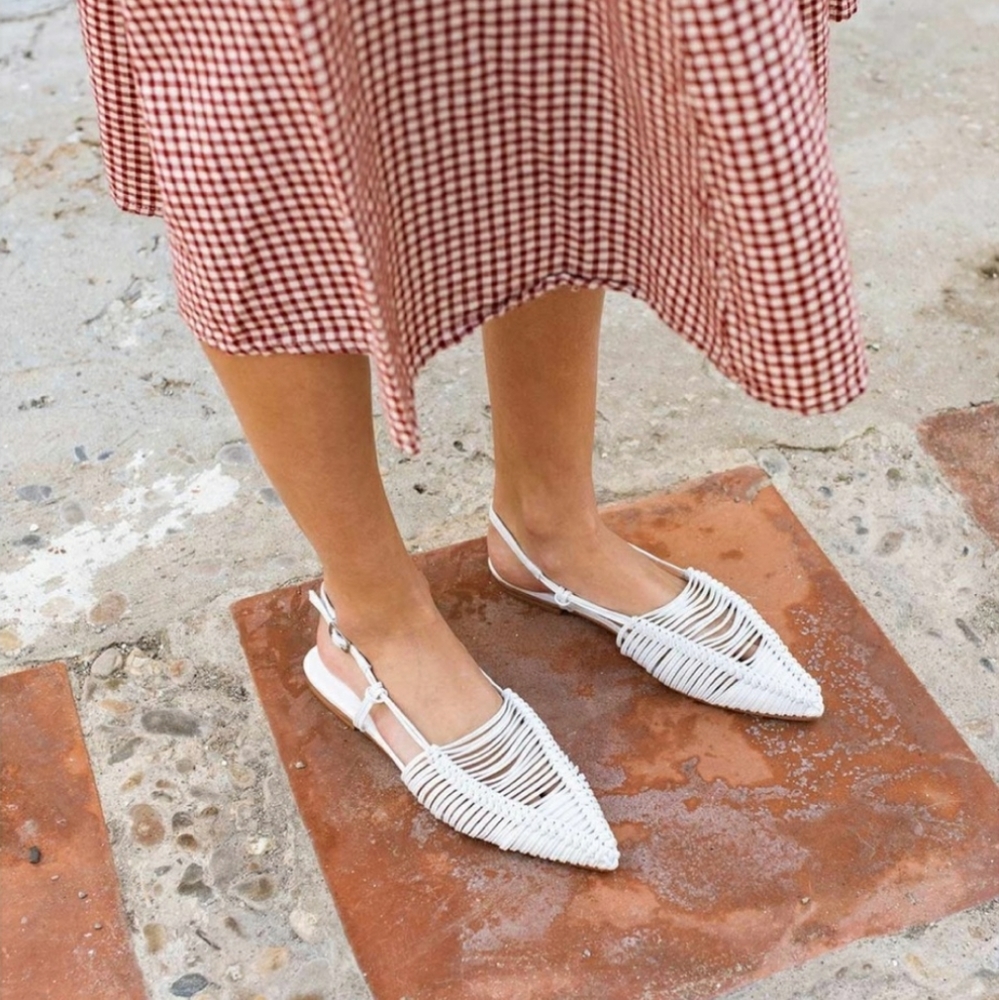 🤍JEFFREY CAMPBELL MONROY POINT TOE FLATS🤍